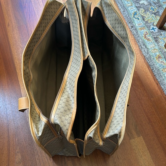 Gucci Brown and Black Travel Bag with Red Stripes - Picture 6 of 16